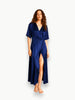 LUNYA LUNYA Washable Silk Wrap Dress in Blue - Dress | Queen Anna House of Fashion Women's Luxury Fashion
