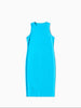 Universal Standard Universal Standard Cai High Neck Tank Dress in Teal - Dress | Queen Anna House of Fashion Women's Luxury Fashion
