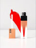 Bossy Cosmetics Luxe Lipstick in bold red with applicator and rich pigment swatch from Queen Anna House of Fashion