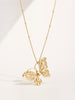 WILYMI Jewelry WILYMI Jewelry Co LIMITLESS Lace Butterfly Sparkling Necklace in Gold - Jewelry | Queen Anna House of Fashion Women's Luxury Fashion