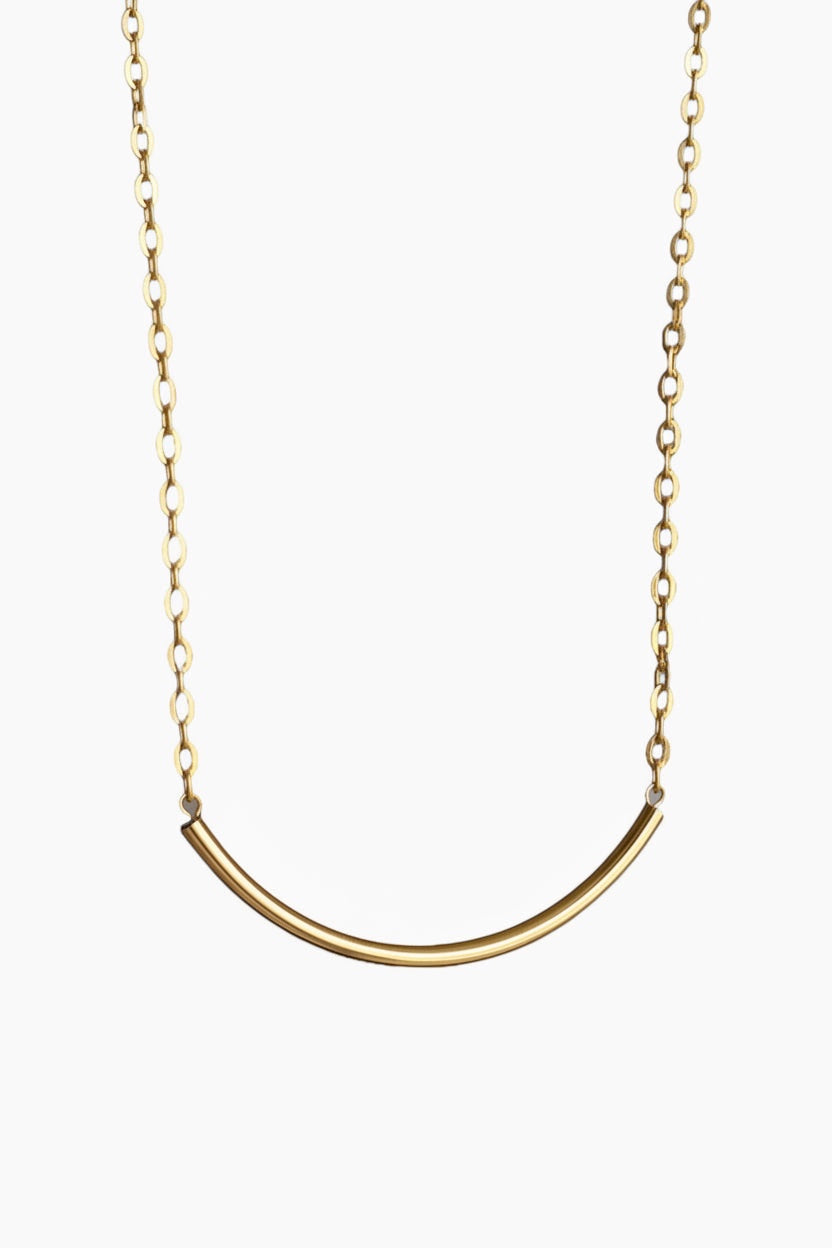 WILYMI Jewelry WILYMI Jewelry Co PRESENCE Armour Tube Necklace in Gold - Jewelry | Queen Anna House of Fashion Women's Luxury Fashion