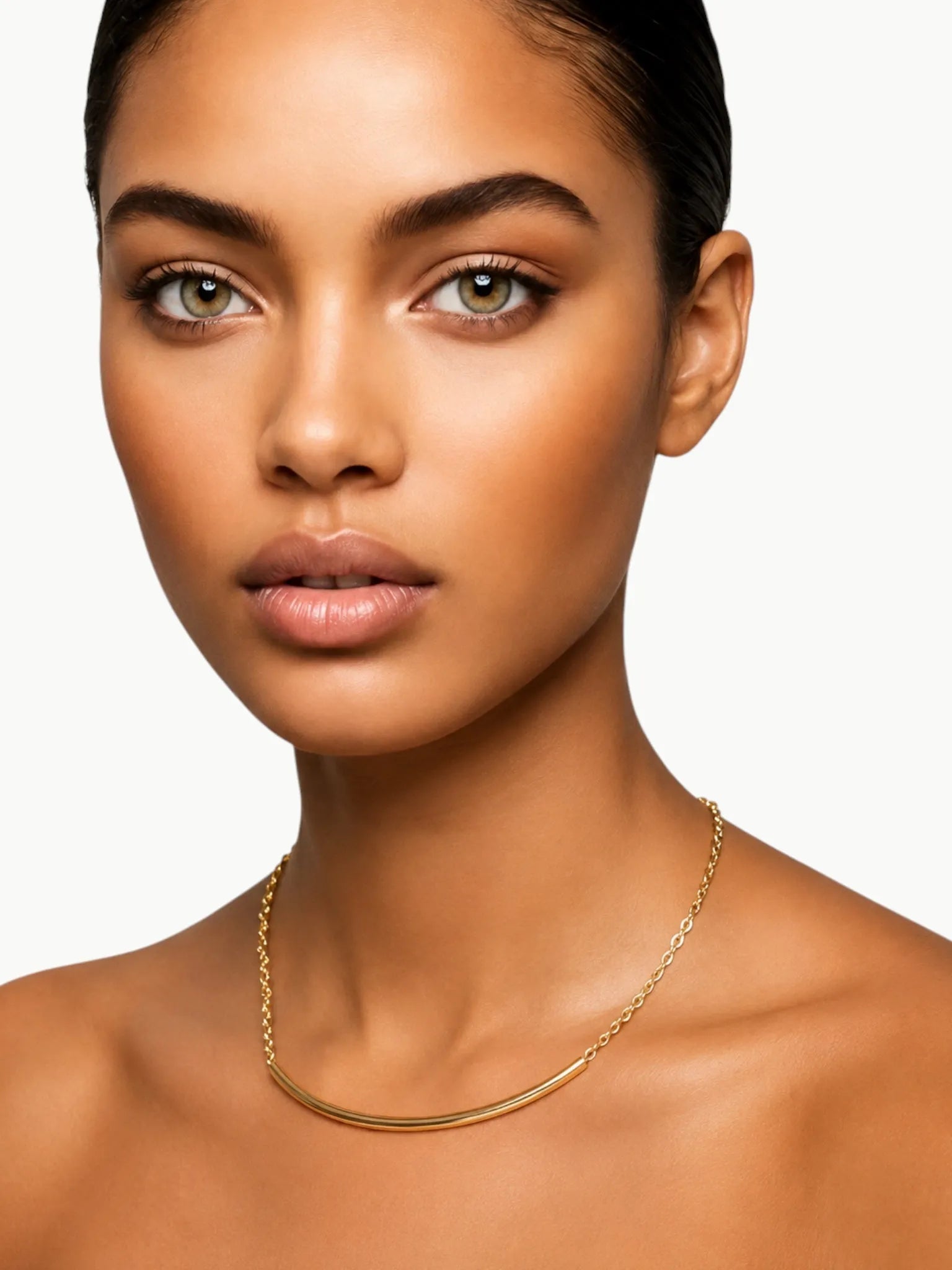 WILYMI Jewelry WILYMI Jewelry Co PRESENCE Armour Tube Necklace in Gold - Jewelry | Queen Anna House of Fashion Women's Luxury Fashion