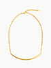 WILYMI Jewelry WILYMI Jewelry Co PRESENCE Armour Tube Necklace in Gold - Jewelry | Queen Anna House of Fashion Women's Luxury Fashion