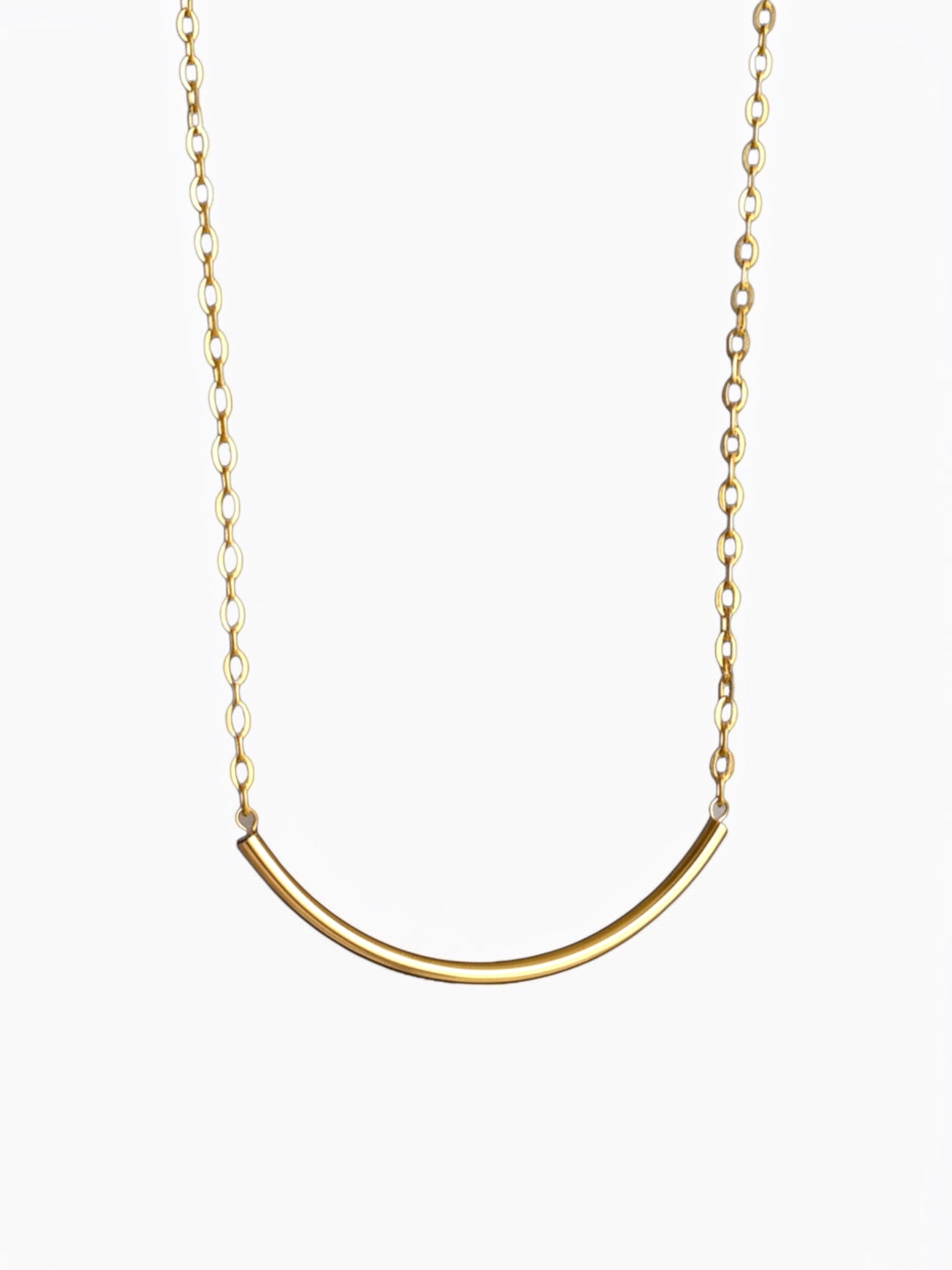 WILYMI Jewelry WILYMI Jewelry Co PRESENCE Armour Tube Necklace in Gold - Jewelry | Queen Anna House of Fashion Women's Luxury Fashion
