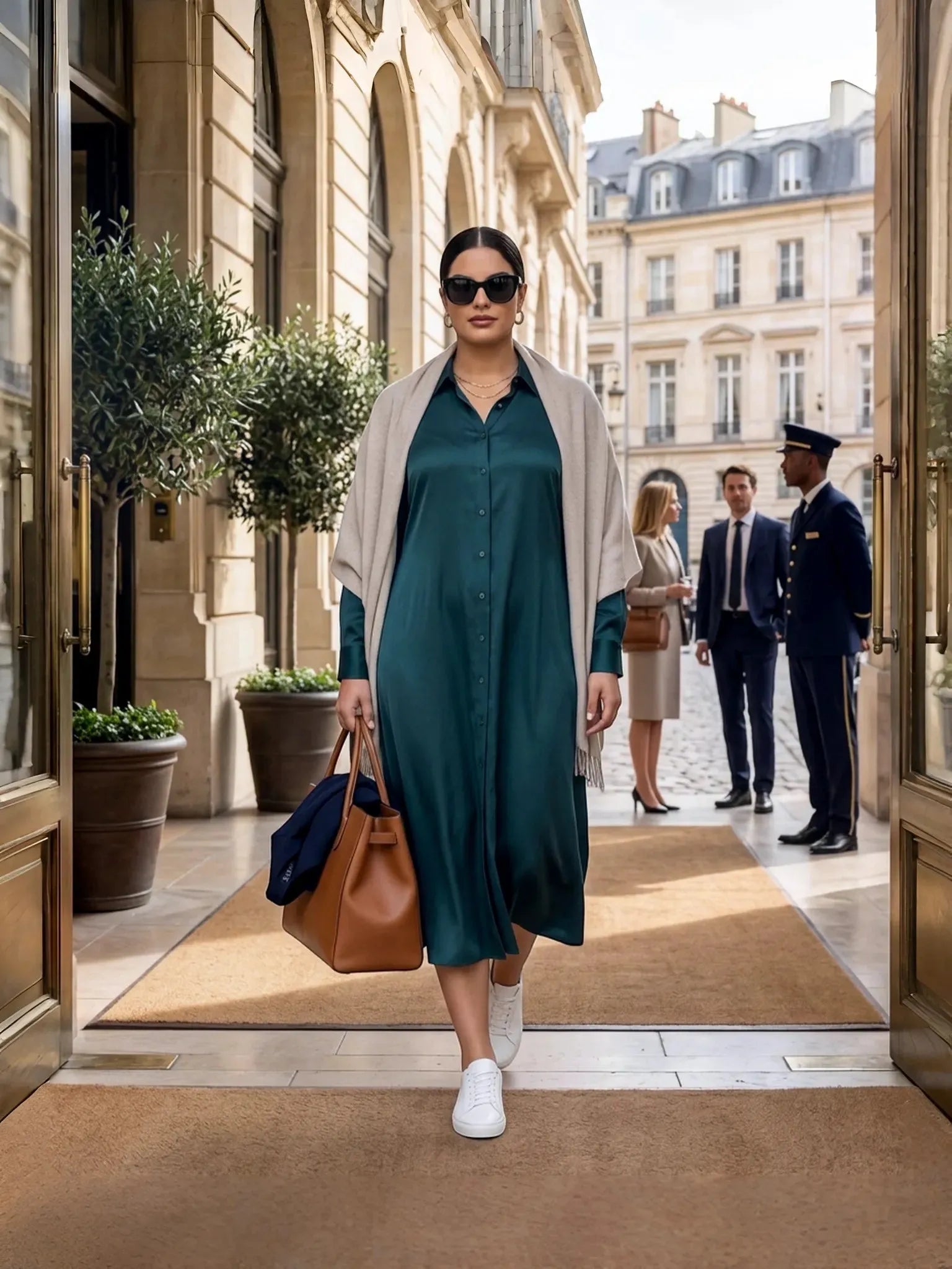 Universal Standard Universal Standard Sally Liquid Jersey Shirt Dress in 10-12 (XS) - Dress | Queen Anna House of Fashion Women's Luxury Fashion