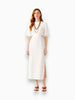 Lanhtropy Lanhtropy Ios Linen Dress in Natural White - Dress | Queen Anna House of Fashion Women's Luxury Fashion