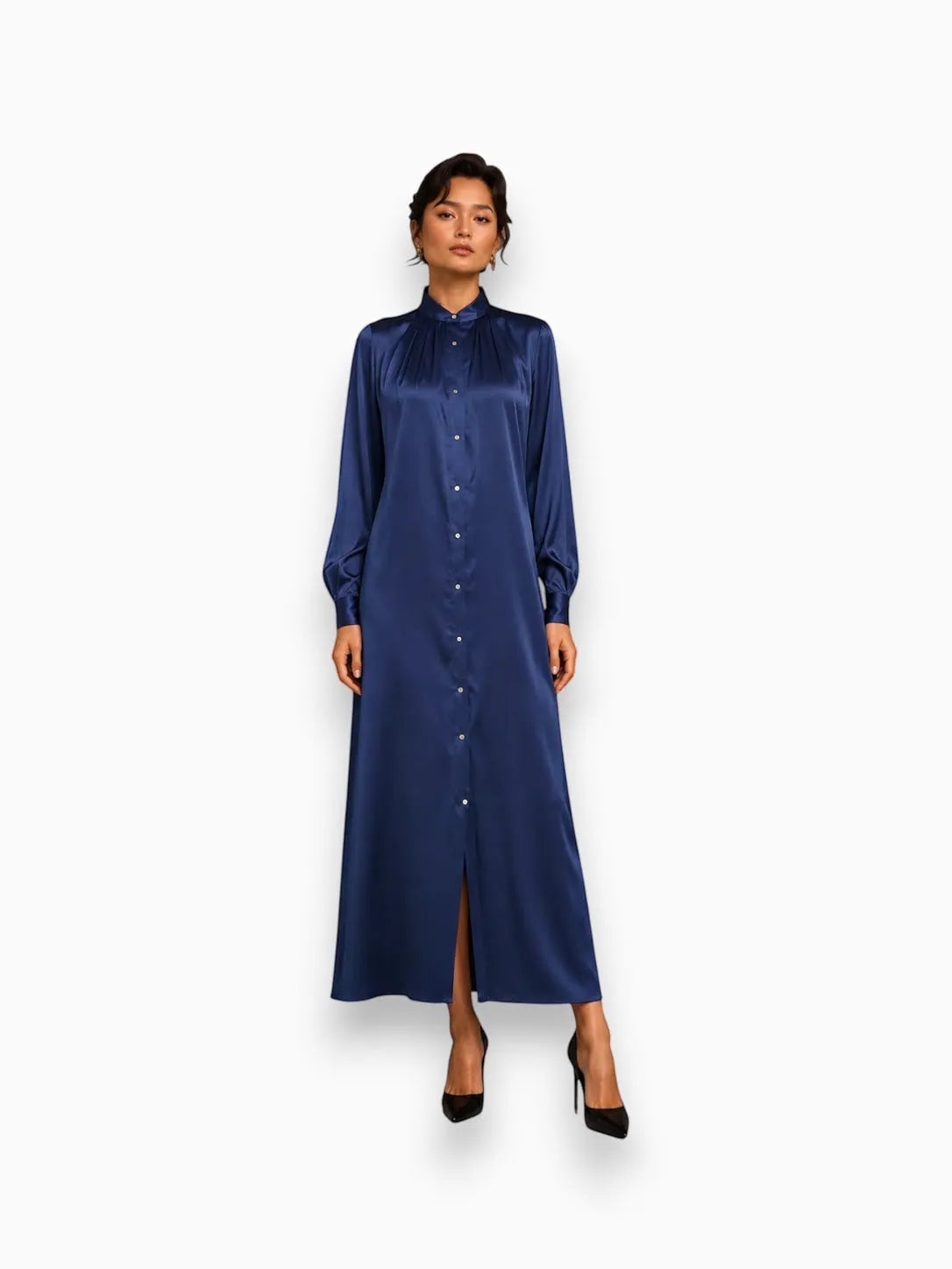 Neu Nomads Neu Nomads Camilla Shirt Dress in Blue - Dress | Queen Anna House of Fashion Women's Luxury Fashion