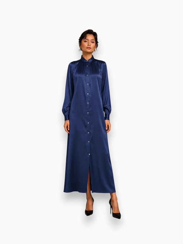 Neu Nomads Neu Nomads Camilla Shirt Dress in Blue - Dress | Queen Anna House of Fashion Women's Luxury Fashion