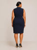 M.M.LaFleur M.M.LaFleur Aditi Sleeveless Sheath Dress in Midnight Blue - Dress | Queen Anna House of Fashion Women's Luxury Fashion