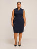 M.M.LaFleur M.M.LaFleur Aditi Sleeveless Sheath Dress in Midnight Blue - Dress | Queen Anna House of Fashion Women's Luxury Fashion