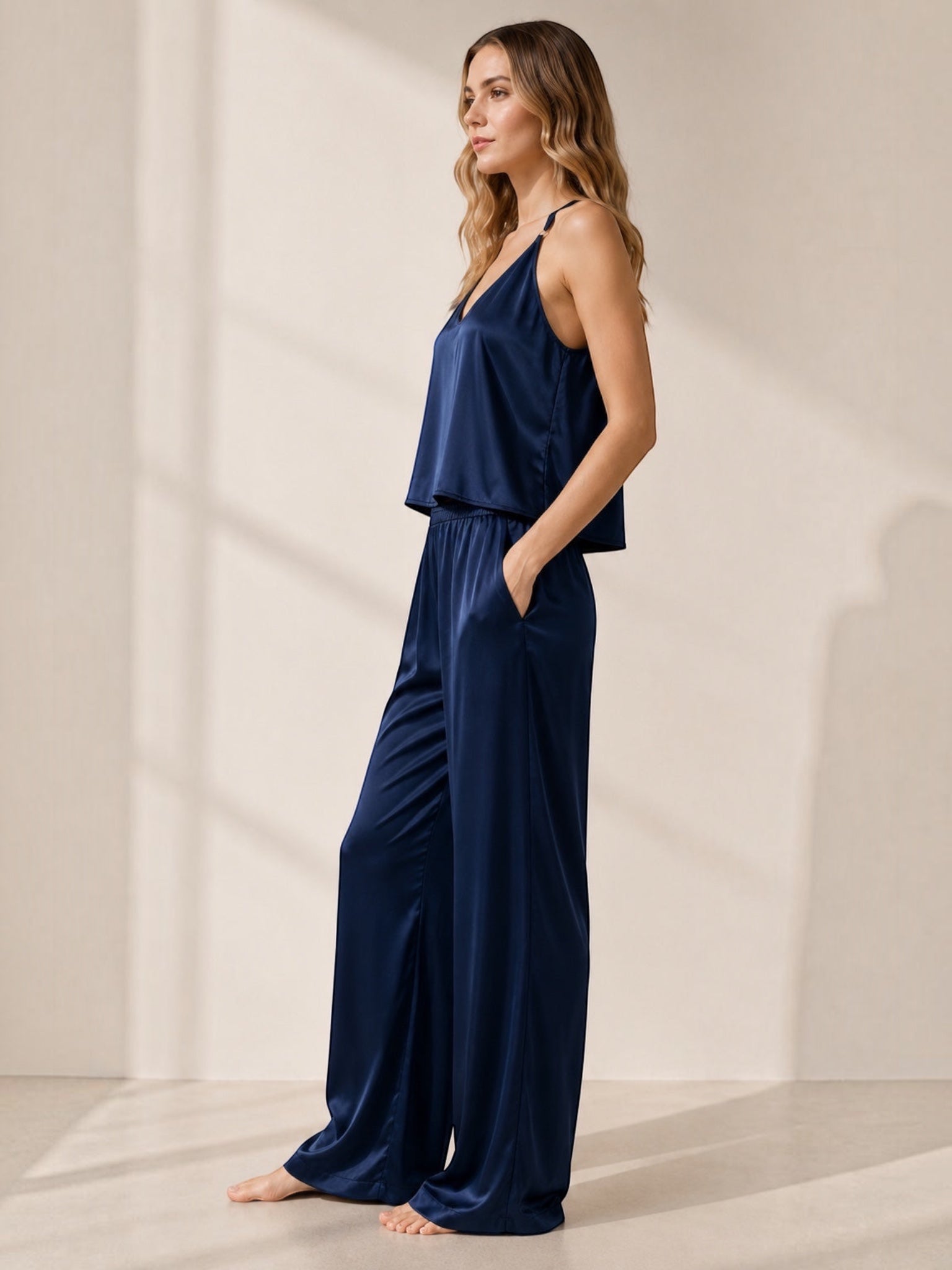 LUNYA LUNYA Washable Silk Cami and Pant Set in Silk Cami - Top | Queen Anna House of Fashion Women's Luxury Fashion