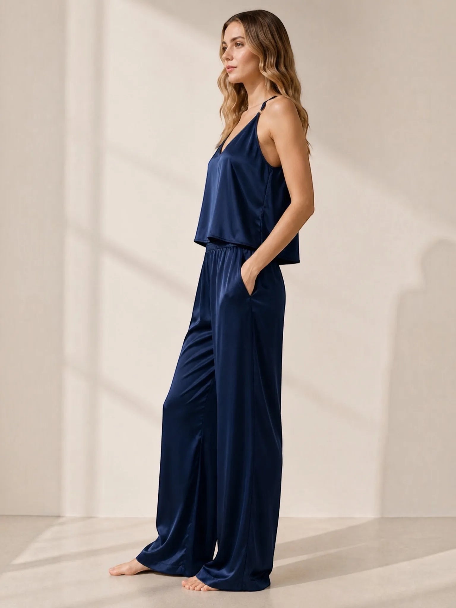 LUNYA LUNYA Washable Silk Cami and Pant Set in Silk Cami - Top | Queen Anna House of Fashion Women's Luxury Fashion