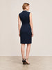M.M.LaFleur M.M.LaFleur Aditi Sleeveless Sheath Dress in Midnight Blue - Dress | Queen Anna House of Fashion Women's Luxury Fashion