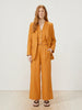 Lanhtropy Lanhtropy Milano Linen Blazer in Caramel - Outerwear | Queen Anna House of Fashion Women's Luxury Fashion