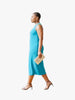 Universal Standard Universal Standard Cai High Neck Tank Dress in Teal - Dress | Queen Anna House of Fashion Women's Luxury Fashion