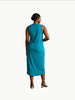 Universal Standard Universal Standard Cai High Neck Tank Dress in Teal - Dress | Queen Anna House of Fashion Women's Luxury Fashion