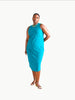 Universal Standard Universal Standard Cai High Neck Tank Dress in Teal - Dress | Queen Anna House of Fashion Women's Luxury Fashion
