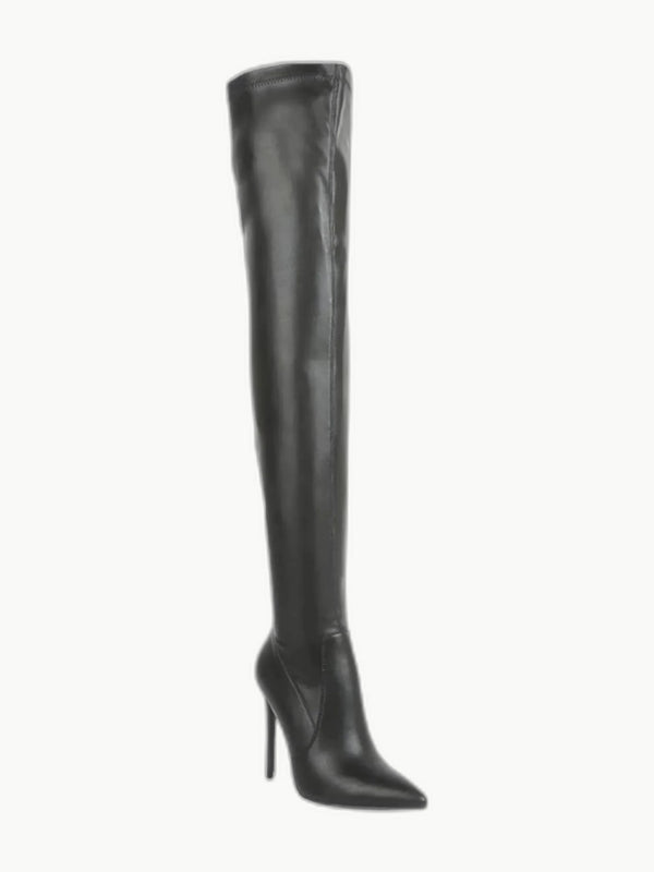 Rag Company Gush Over The Knee Boot right-facing front profile view | Queen Anna House of Fashion