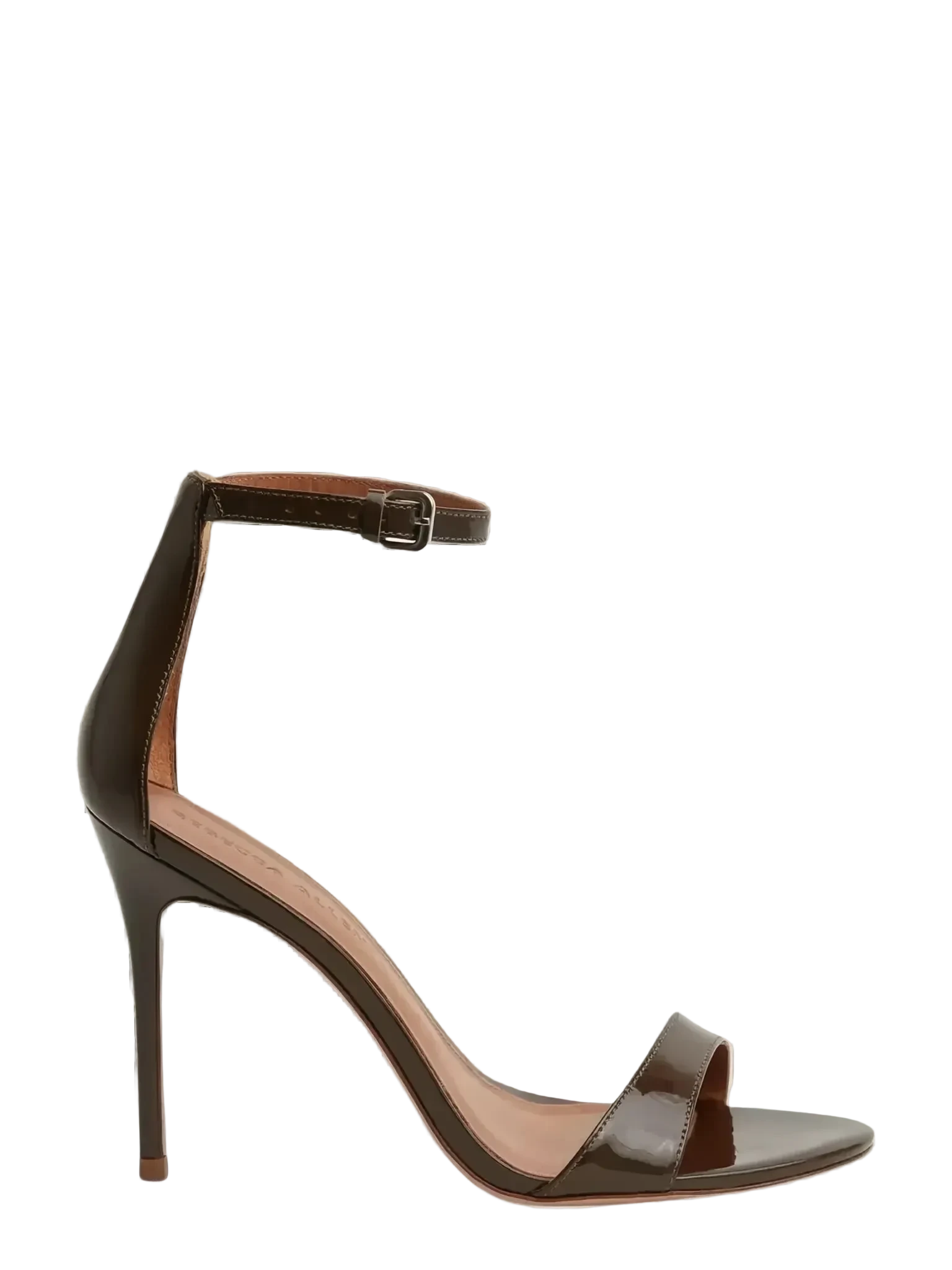 Rebecca Allen REBECCA ALLEN Two Strap Heeled Sandal in Nude I - Dark Brown - Shoes | Queen Anna House of Fashion Women's Luxury Fashion