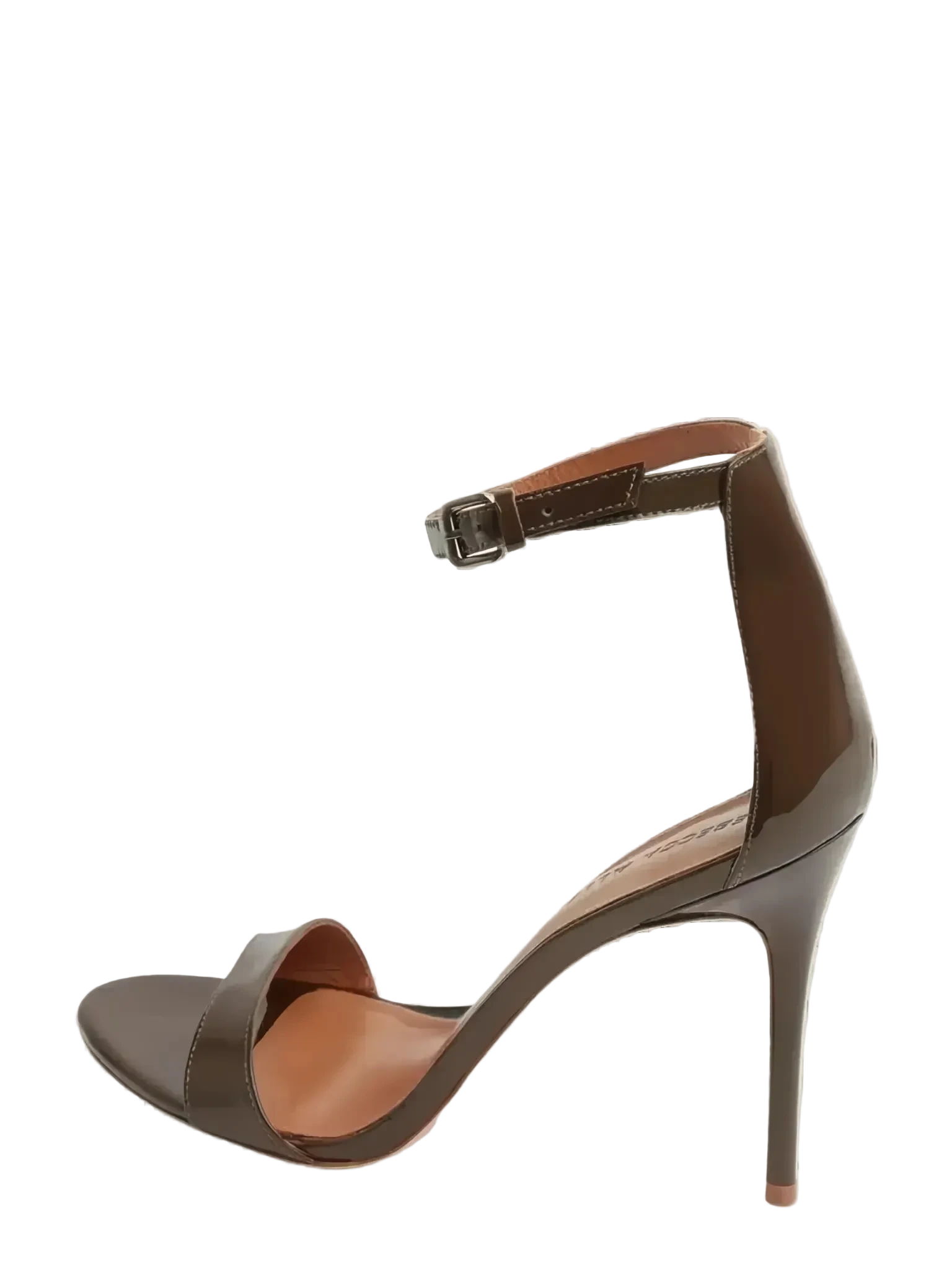 Rebecca Allen REBECCA ALLEN Two Strap Heeled Sandal in Nude I - Dark Brown - Shoes | Queen Anna House of Fashion Women's Luxury Fashion