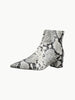 Carrano Python Embossed Leather Bootie