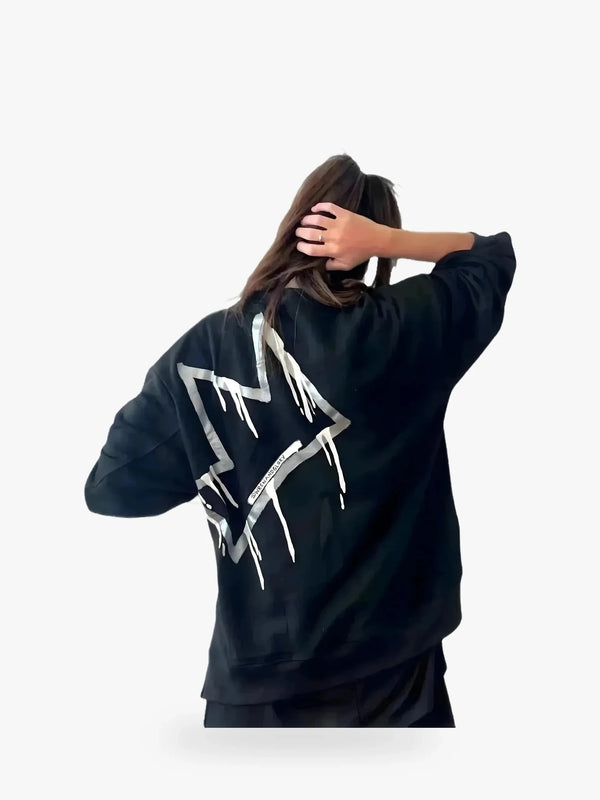 Wren + Glory 'My Crown' Hand-Painted Sweatshirt