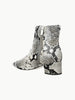 Carrano Python Embossed Leather Bootie