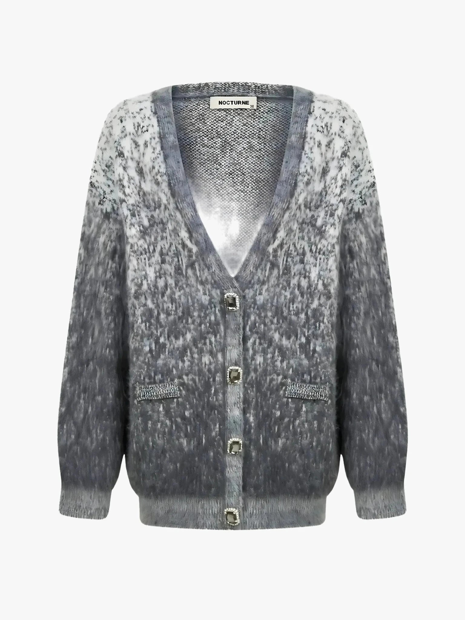 NOCTURNE Gradient Oversized Cardigan