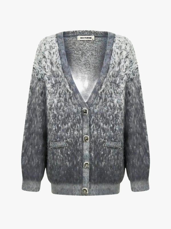 NOCTURNE Gradient Oversized Cardigan