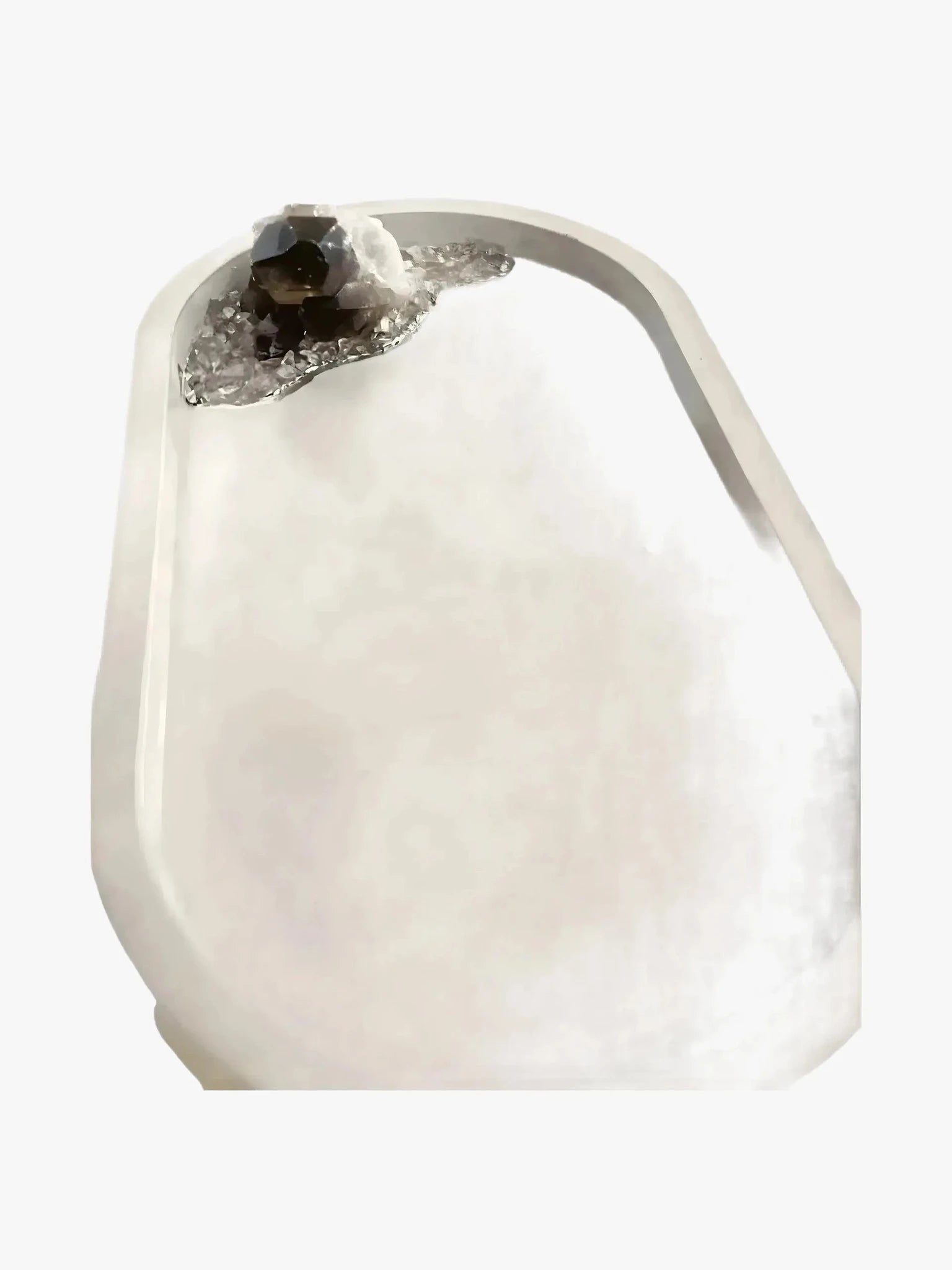 Tal & Bert Smoky Quartz Geode Jewelry Tray