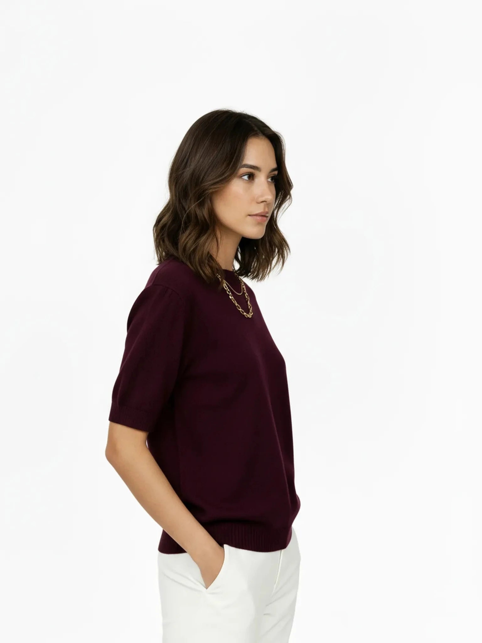 LAUDE the Label Row Sweater Tee