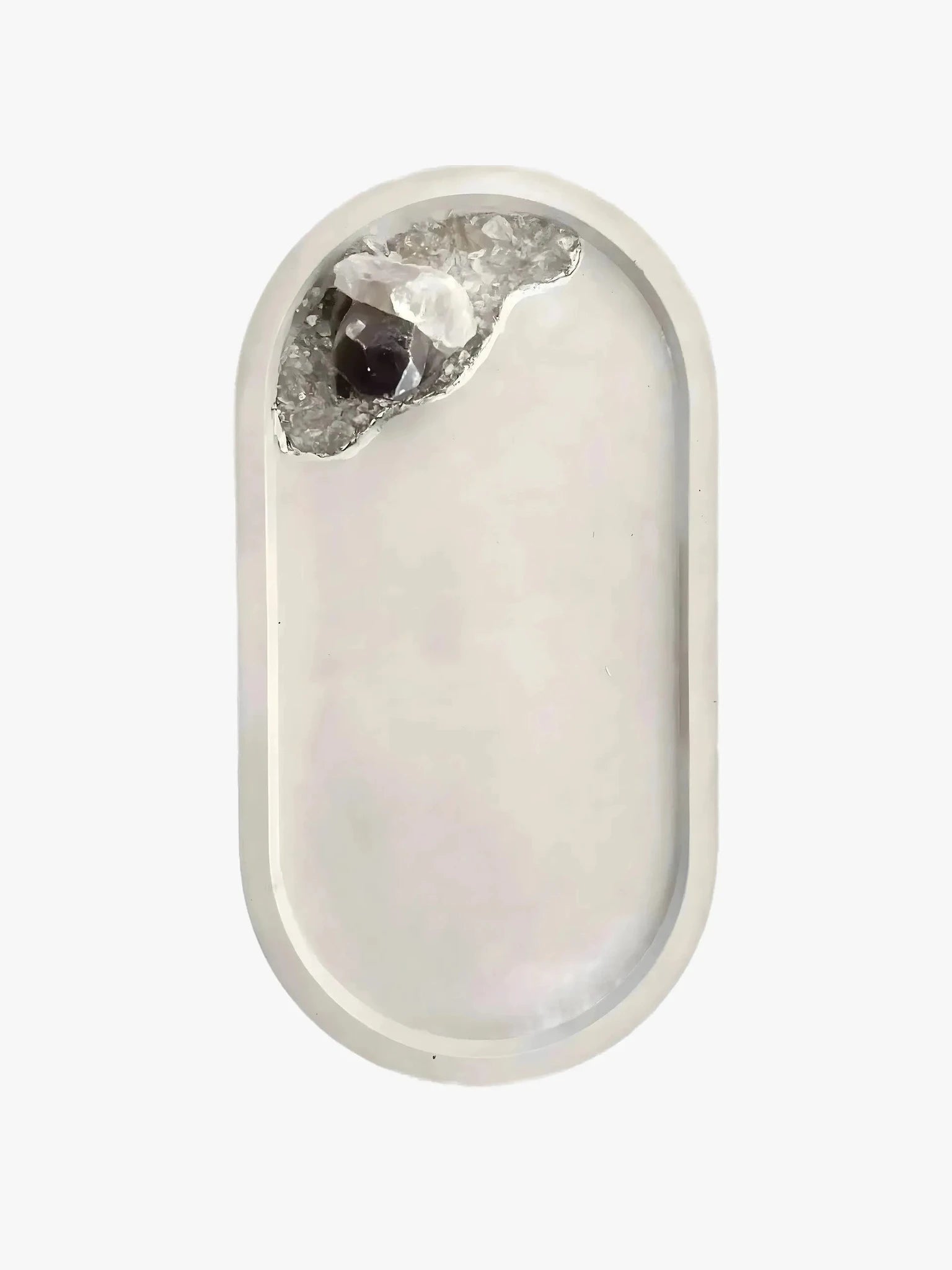 Tal & Bert Smoky Quartz Geode Jewelry Tray