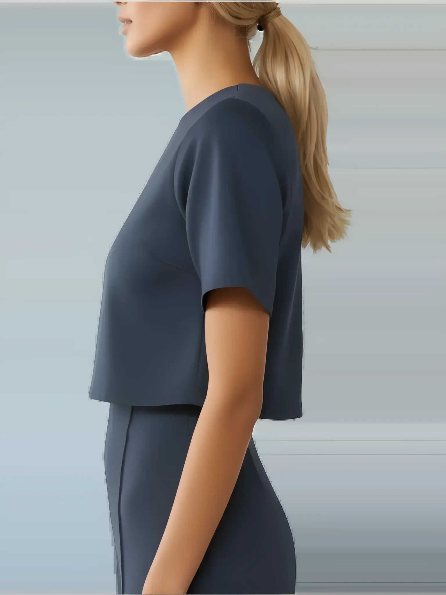 Ripley Rader Ripley Rader Short-Sleeve Ponte Knit Tee in XS - Top | Queen Anna House of Fashion Women's Luxury Fashion