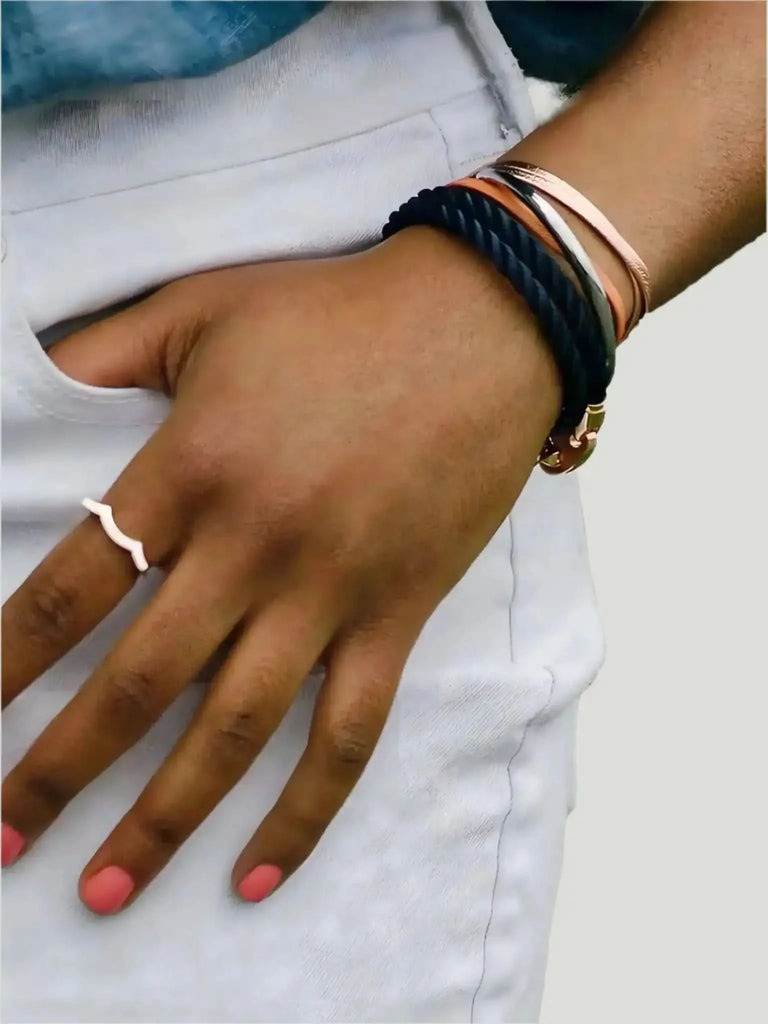 Sailormade Sailormade Endeavour Single Rope Bracelet in BRIGHT WHITE - Jewelry | Queen Anna House of Fashion Women's Luxury Fashion