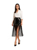 Chloe Kristyn Chloe Kristyn Alexandra Sequin Skirt in Black - Bottom | Queen Anna House of Fashion Women's Luxury Fashion