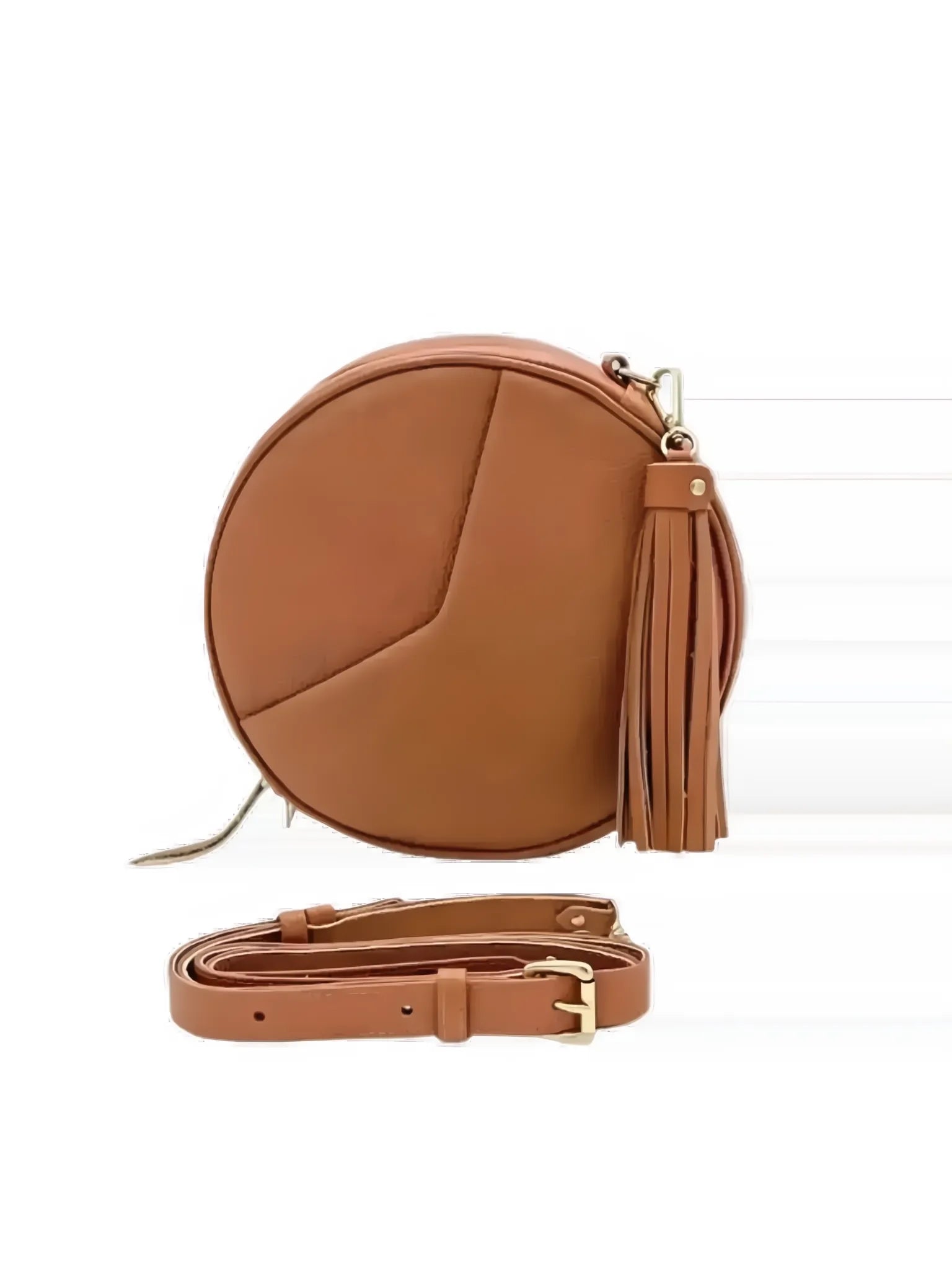 TAH Bags TAH Bags Circle Bag in Whisky - Accessories | Queen Anna House of Fashion Women's Luxury Fashion