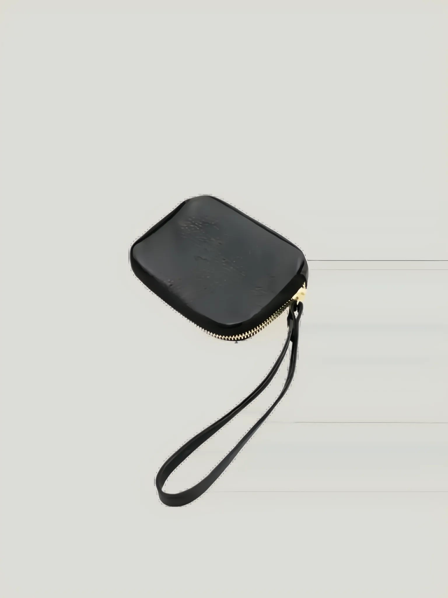 TAH Bags TAH Bags Leather Tech Pouch Wristlet in BLACK - Accessories | Queen Anna House of Fashion Women's Luxury Fashion