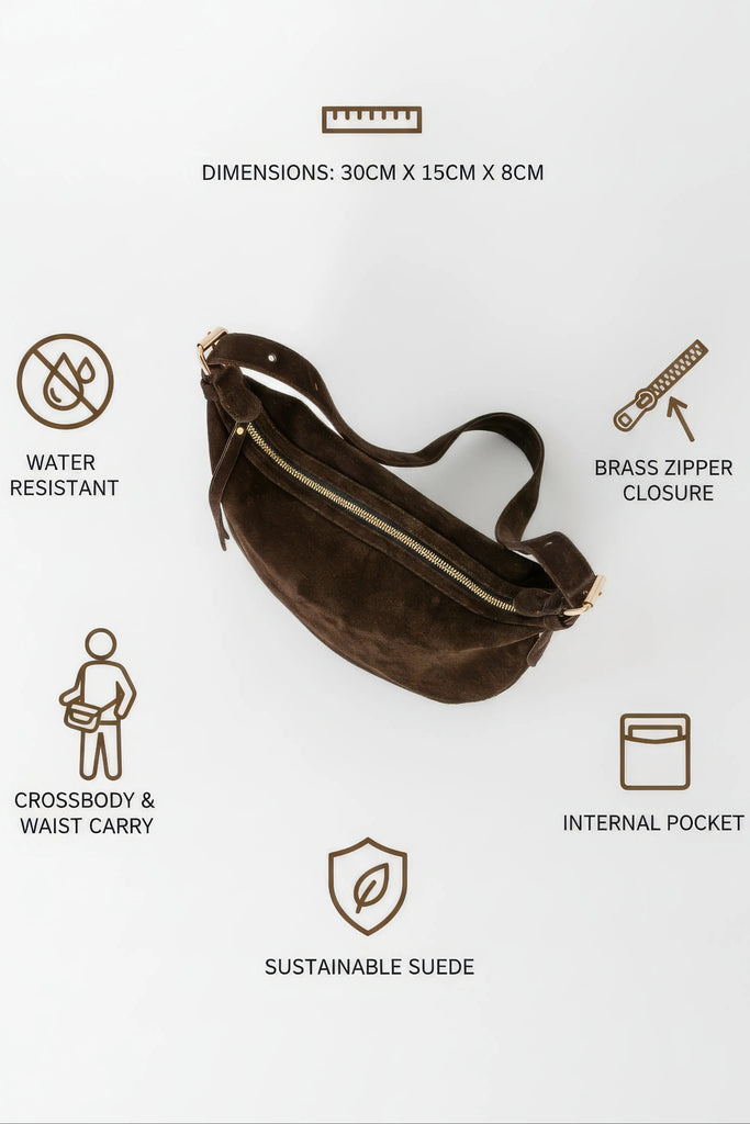 TAH Bags TAH Bags Nova Sling Bag in Black - Accessories | Queen Anna House of Fashion Women's Luxury Fashion