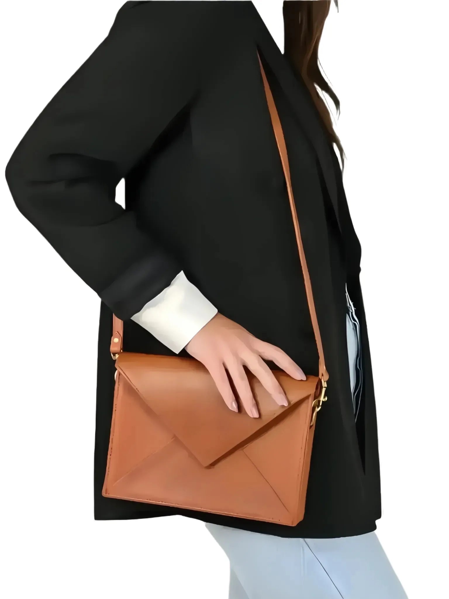 TAH Bags TAH Bags Oscar Envelope Mini in Whiskey - Bags | Queen Anna House of Fashion Women's Luxury Fashion