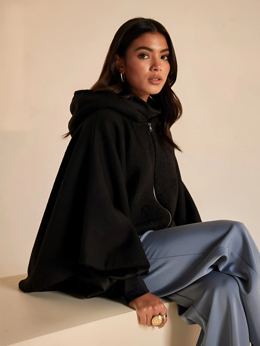 THE LNK THE LNK Short Bouclé Jacket in L - Outerwear | Queen Anna House of Fashion Women's Luxury Fashion