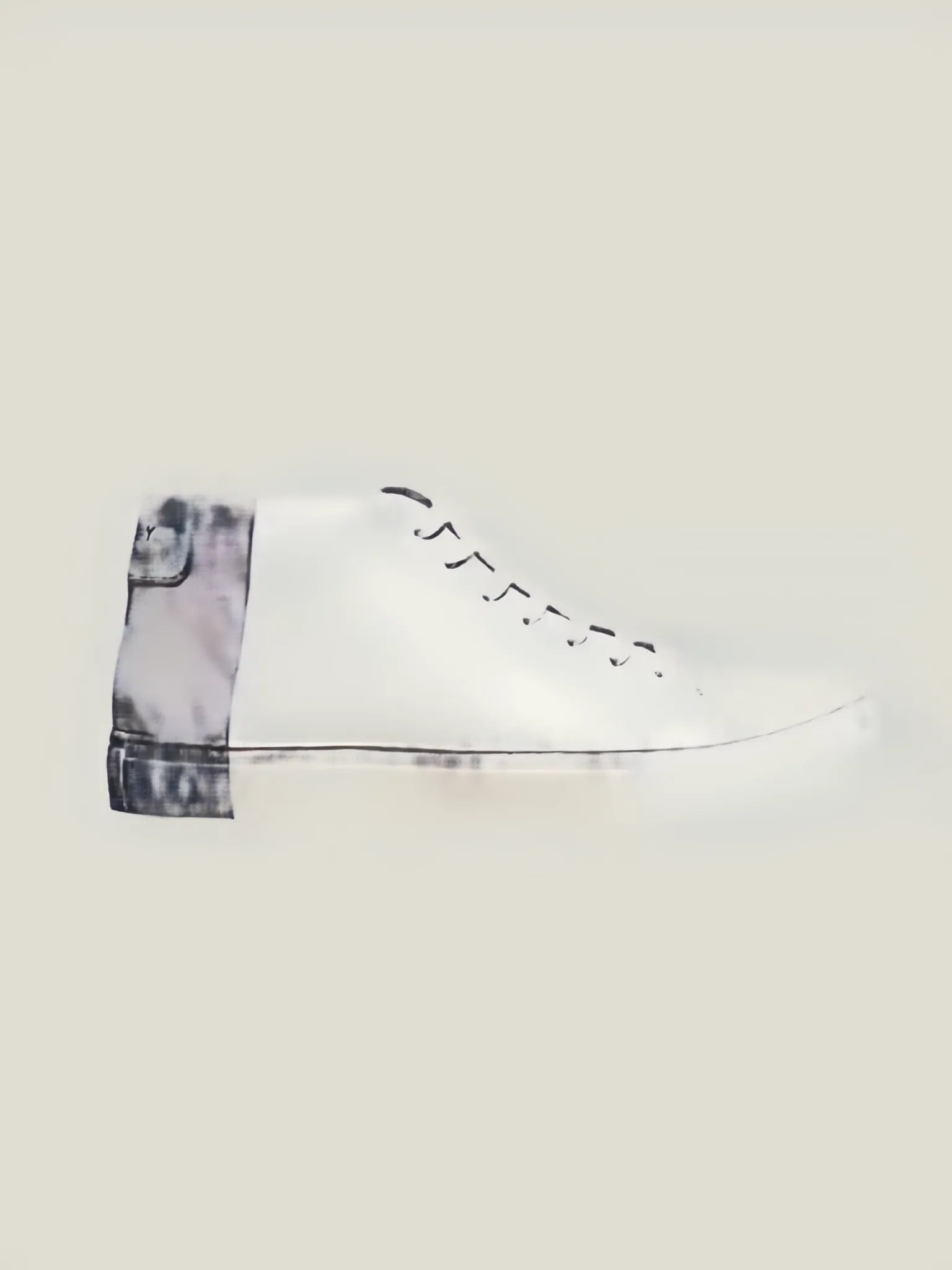 THEY THEY Two Tone Mid Top Sneakers in 41 - Shoes | Queen Anna House of Fashion Women's Luxury Fashion