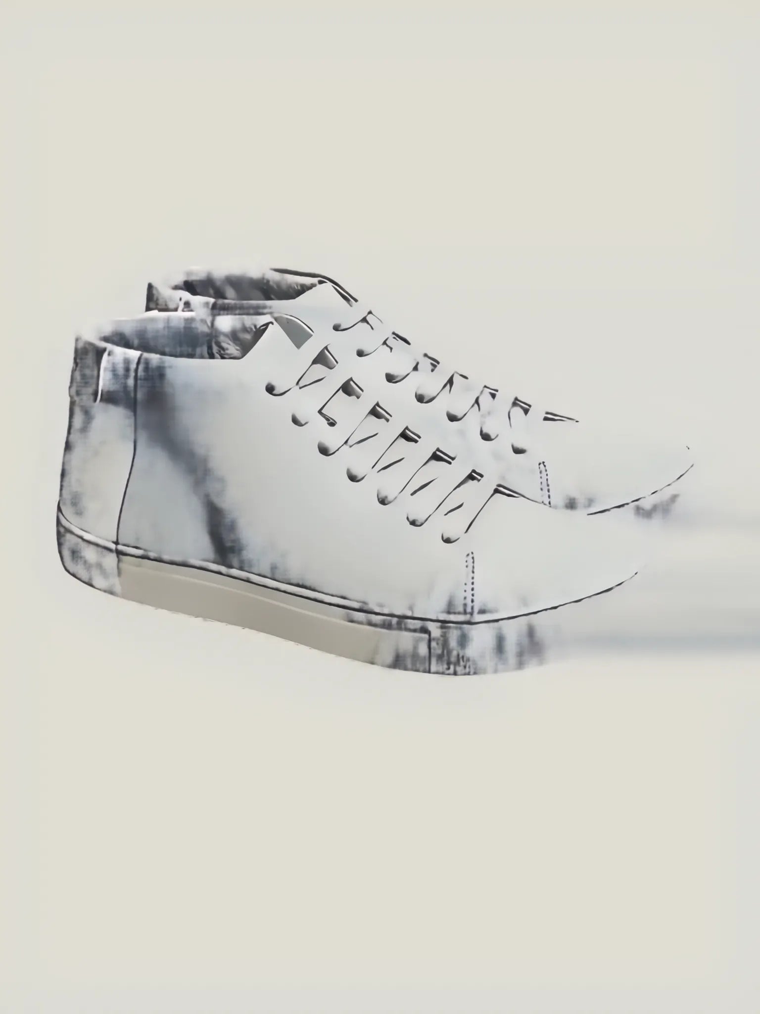 THEY THEY Two Tone Mid Top Sneakers in 41 - Shoes | Queen Anna House of Fashion Women's Luxury Fashion