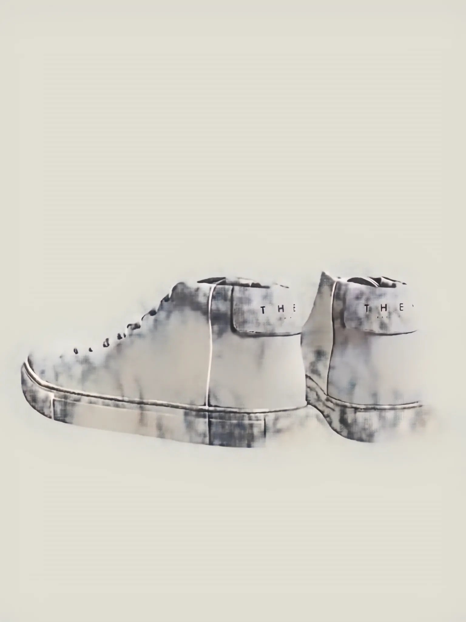 THEY THEY Two Tone Mid Top Sneakers in 41 - Shoes | Queen Anna House of Fashion Women's Luxury Fashion