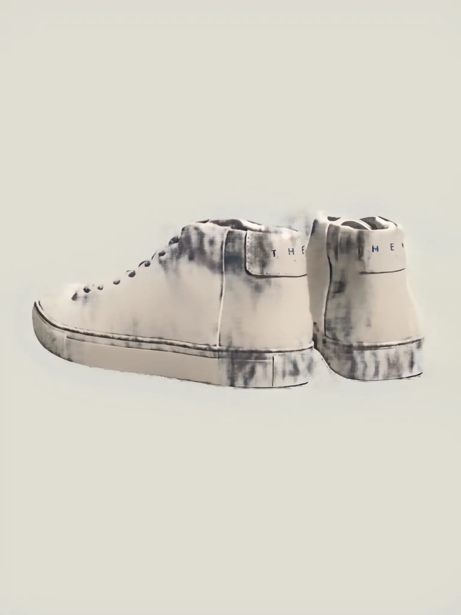THEY THEY Two Tone Mid Top Sneakers in 41 - Shoes | Queen Anna House of Fashion Women's Luxury Fashion