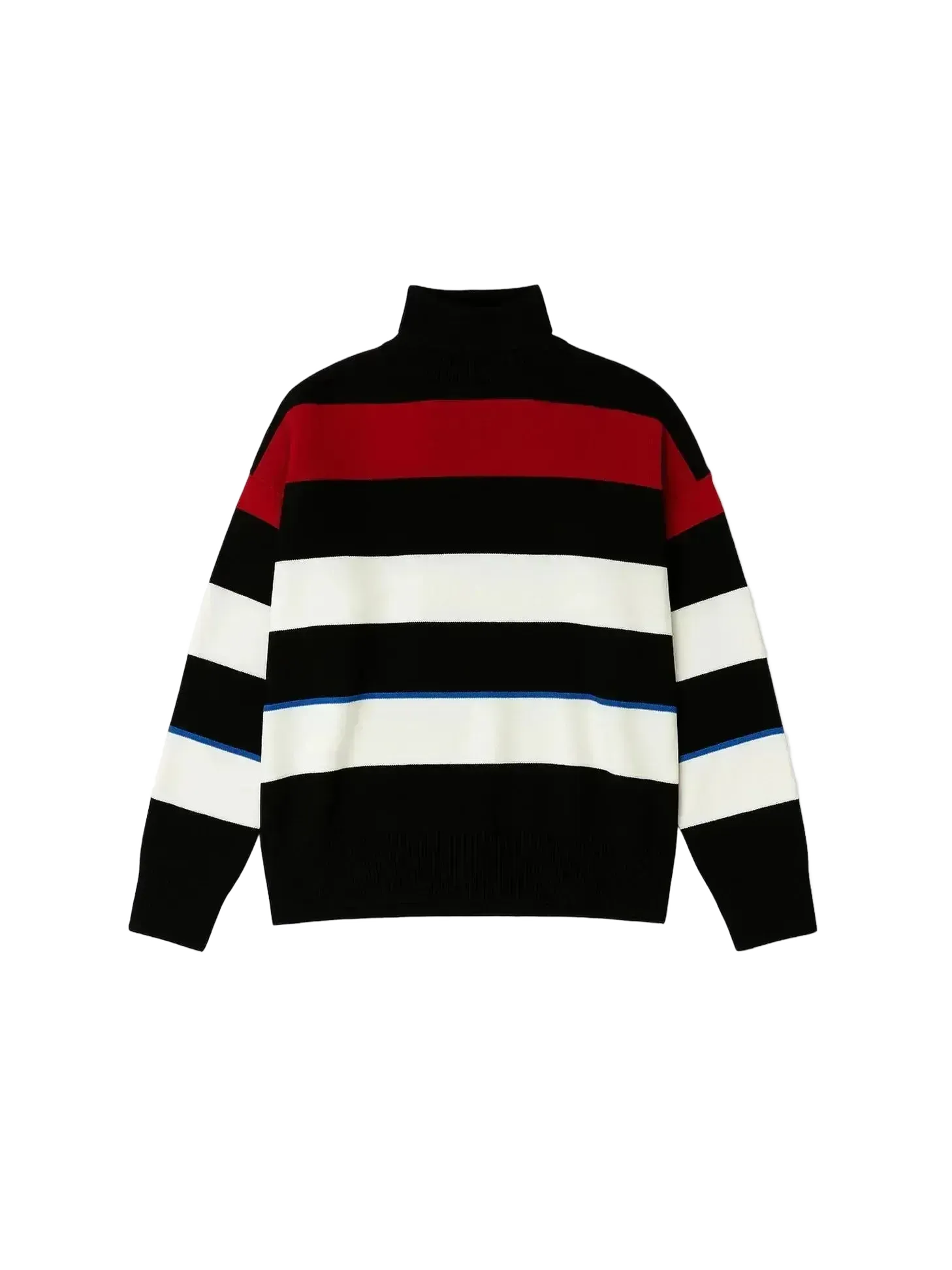 Touché Privé Touché Privé Oversized Striped Turtleneck Knit Sweater in S - Top | Queen Anna House of Fashion Women's Luxury Fashion