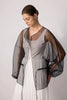 Touché Privé Touché Privé Sheer Organza Jacket in Black - Outerwear | Queen Anna House of Fashion Women's Luxury Fashion