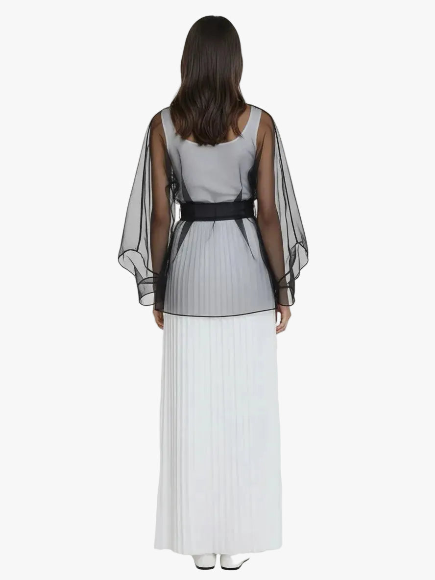 Touché Privé Touché Privé Sheer Organza Jacket in S - Outerwear | Queen Anna House of Fashion Women's Luxury Fashion