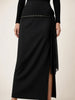 Touché Privé Touché Privé Gold Studded Maxi Skirt in Black - Bottom | Queen Anna House of Fashion Women's Luxury Fashion