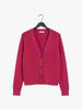 Universal Standard Universal Standard Better Than Wool Cardigan in Fuchsia Pink - Top | Queen Anna House of Fashion Women's Luxury Fashion