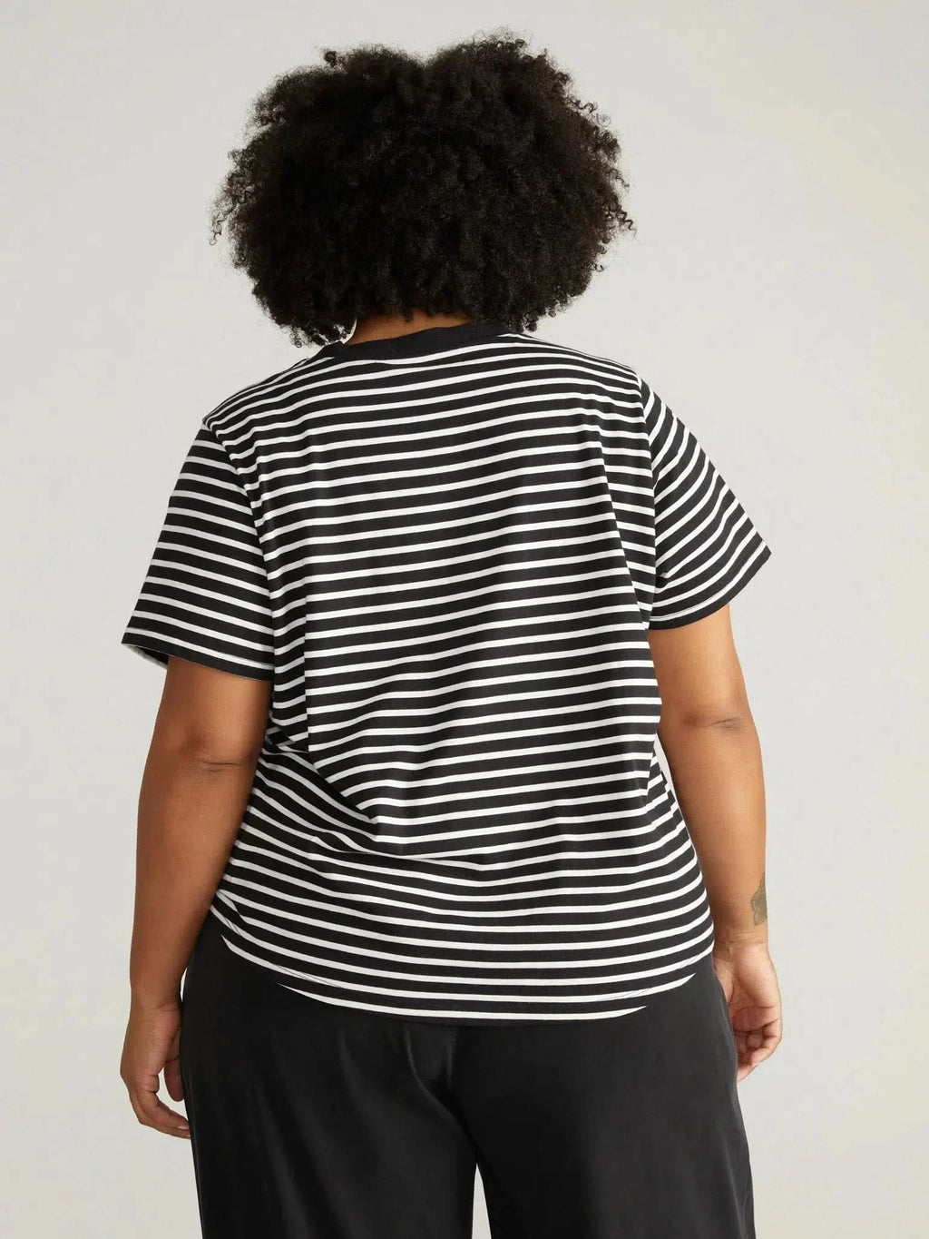 Universal Standard Universal Standard Breton Stripe Garcon Tee in 0-2 (4XS) - Top | Queen Anna House of Fashion Women's Luxury Fashion